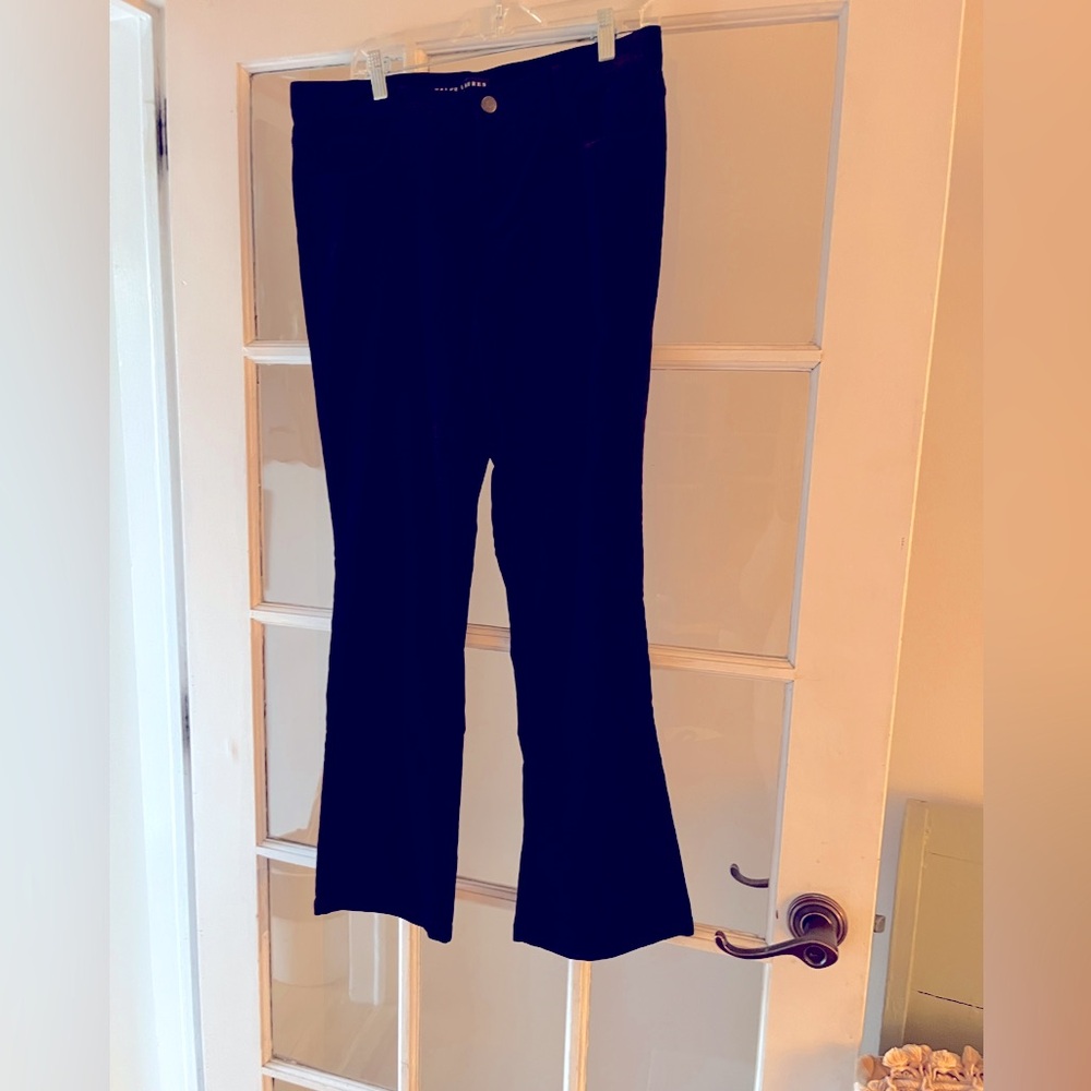 Ralph Lauren Black ladies velvet- velour pants! Size 10